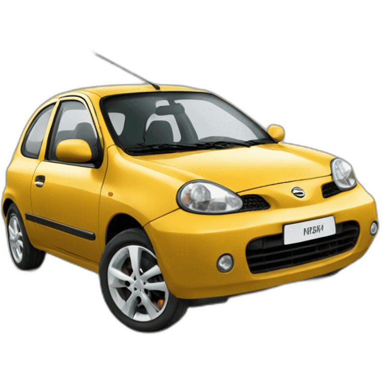 nissan micra rouge décapotable 2007 emoji