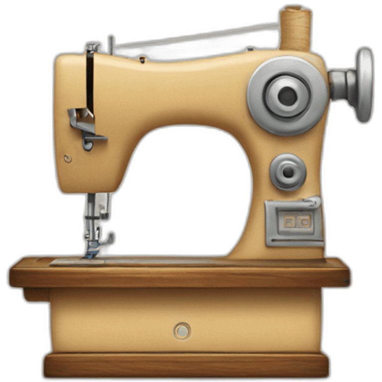 Sewing machine owl emoji