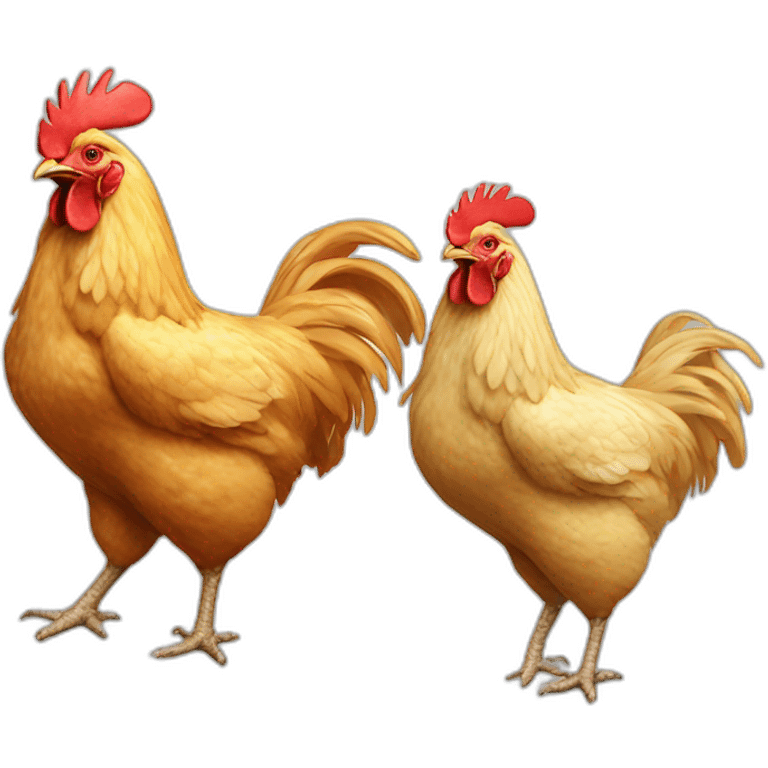 chickens triumph emoji