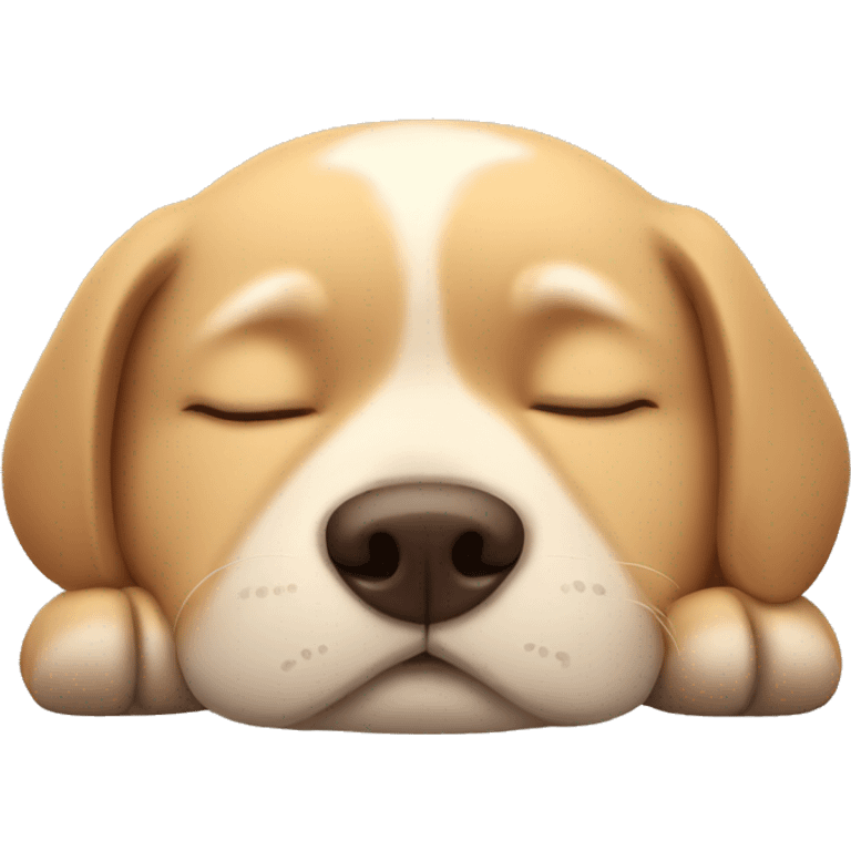 Sleeping dog emoji