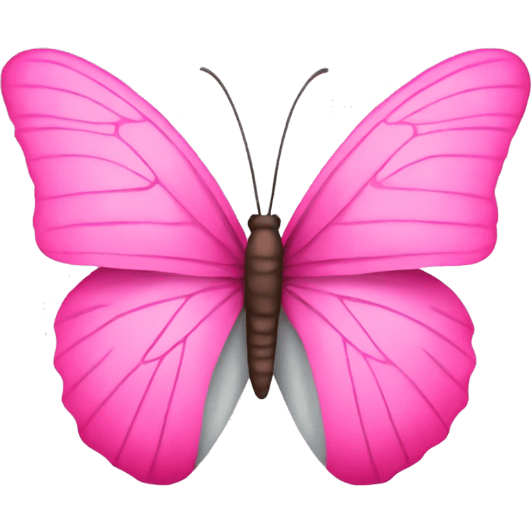 pink butterfly  emoji