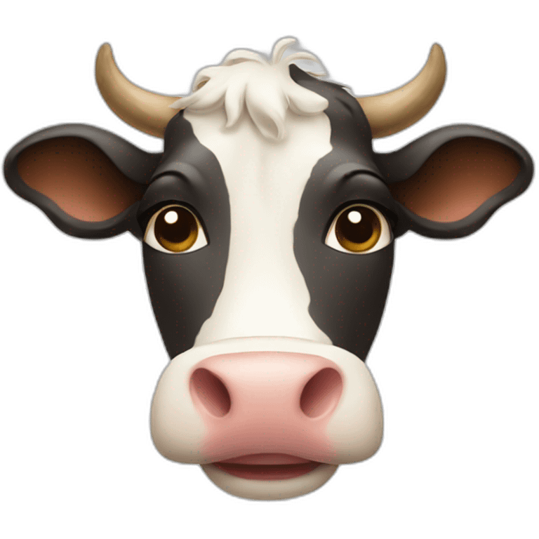 cow-happy emoji