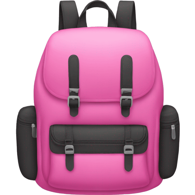 pink backpack emoji