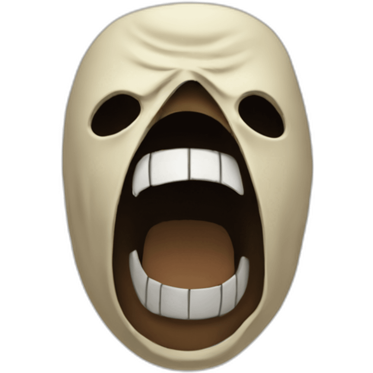 scream-mask emoji