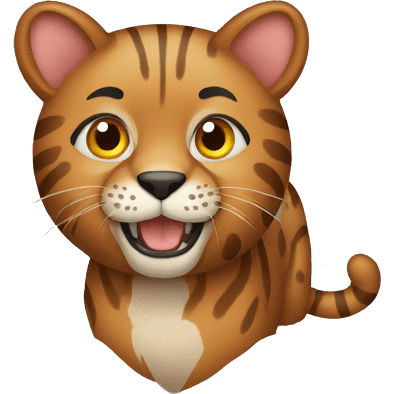 brown big cat emoji