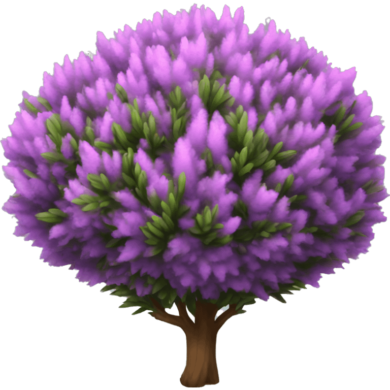 A large heather bush emoji