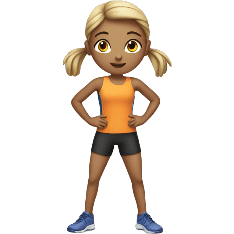 girl training  emoji