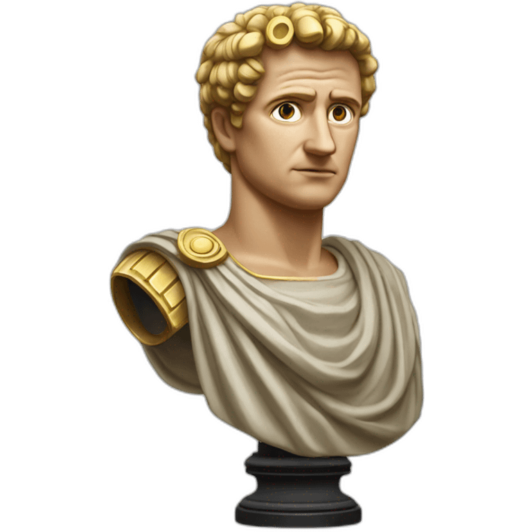 Mad Caesar Augustus Statue emoji