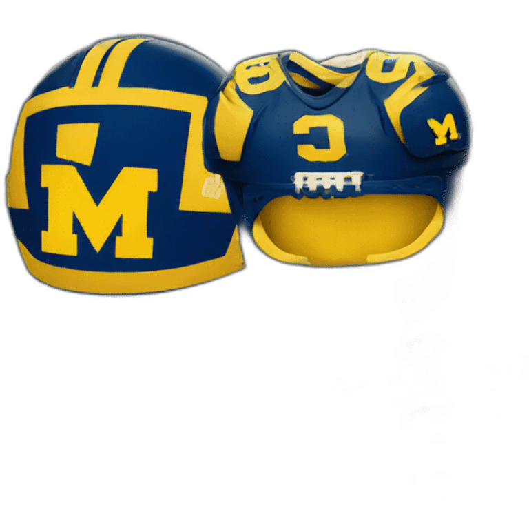 university of michigan football emoji