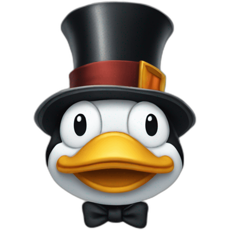 Scrooge McDuck halloween emoji