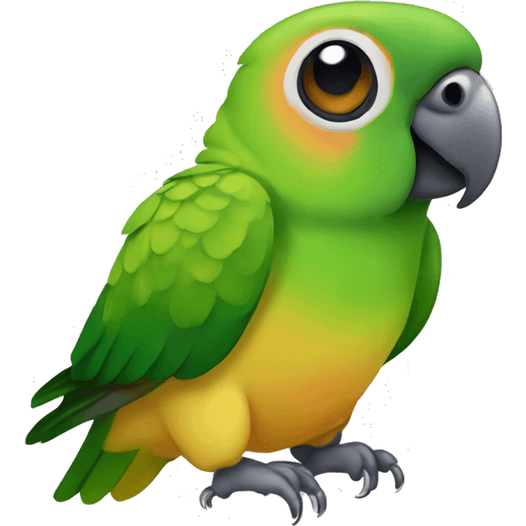 Green cheeked conure  emoji