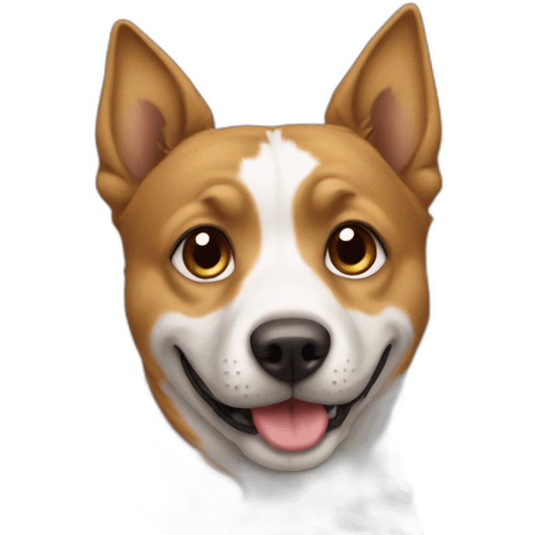 Chat avec un chien emoji