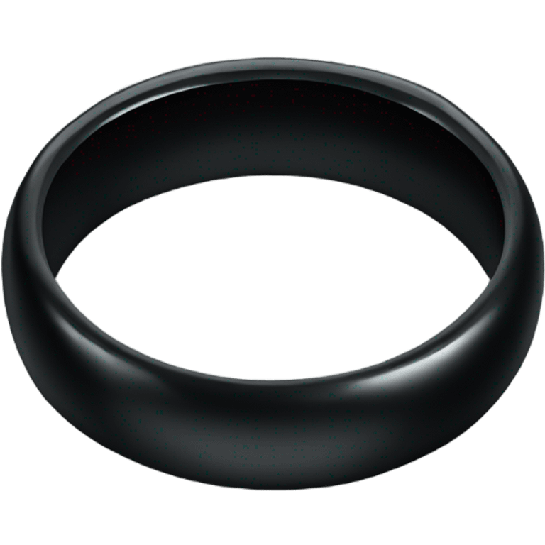 Black wedding band emoji