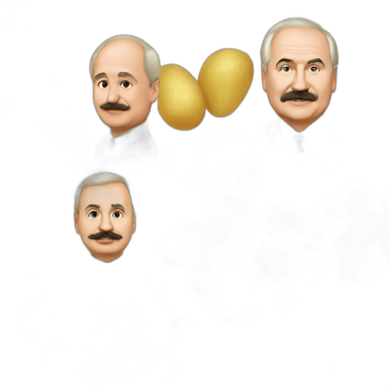 Lukashenko and potato emoji