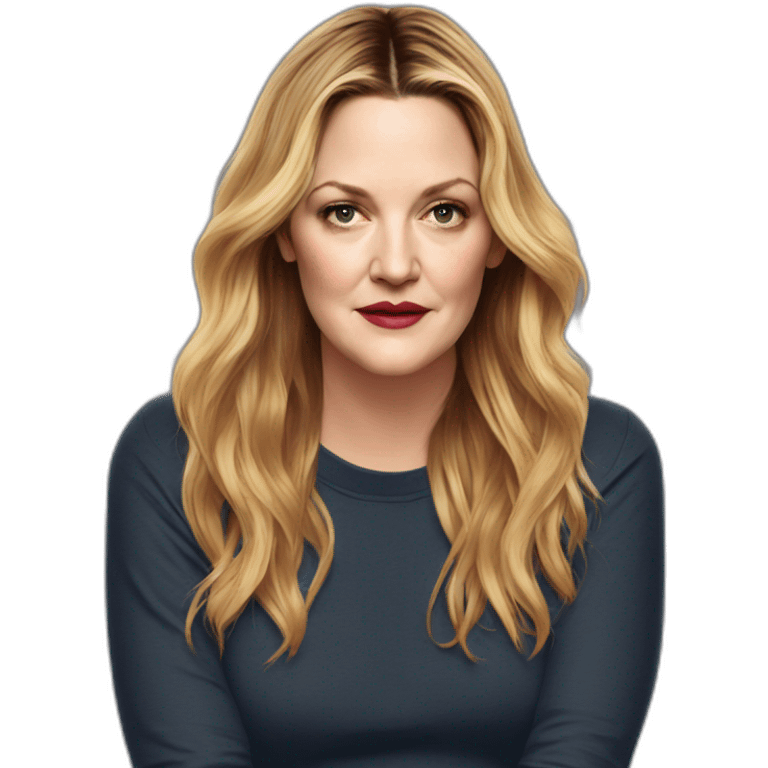 drew barrymore serious real emoji