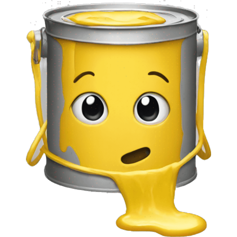 Yellow Paint Can  emoji