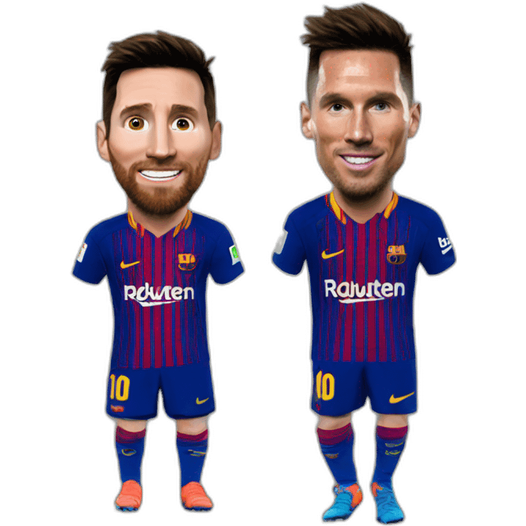 Messi is better than ronaldo emoji