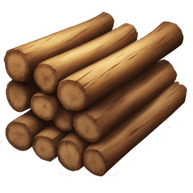 wood logs emoji