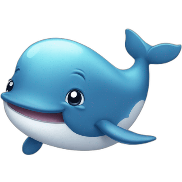 Cute little Whale  emoji