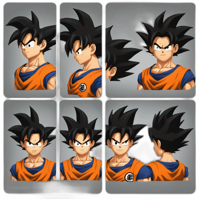 Goku dragon ball z emoji