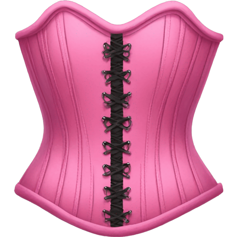 Pink corset emoji