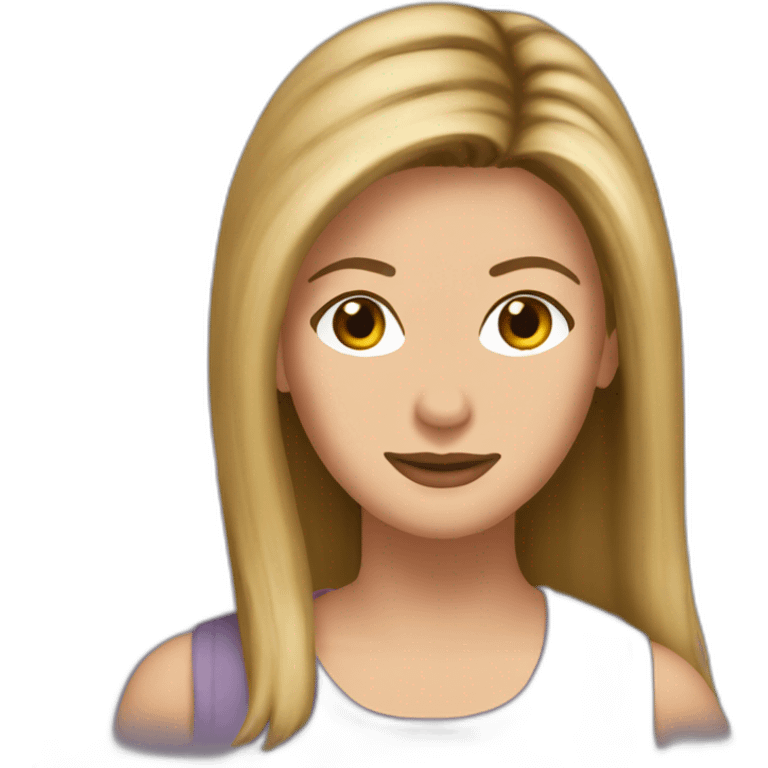 Rachel green in friends emoji