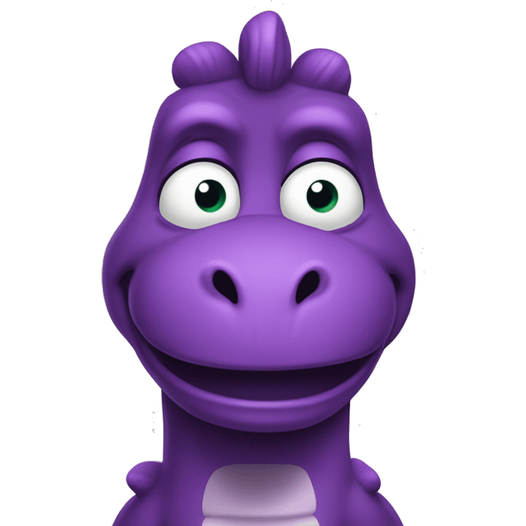 Barney the dinosoar emoji