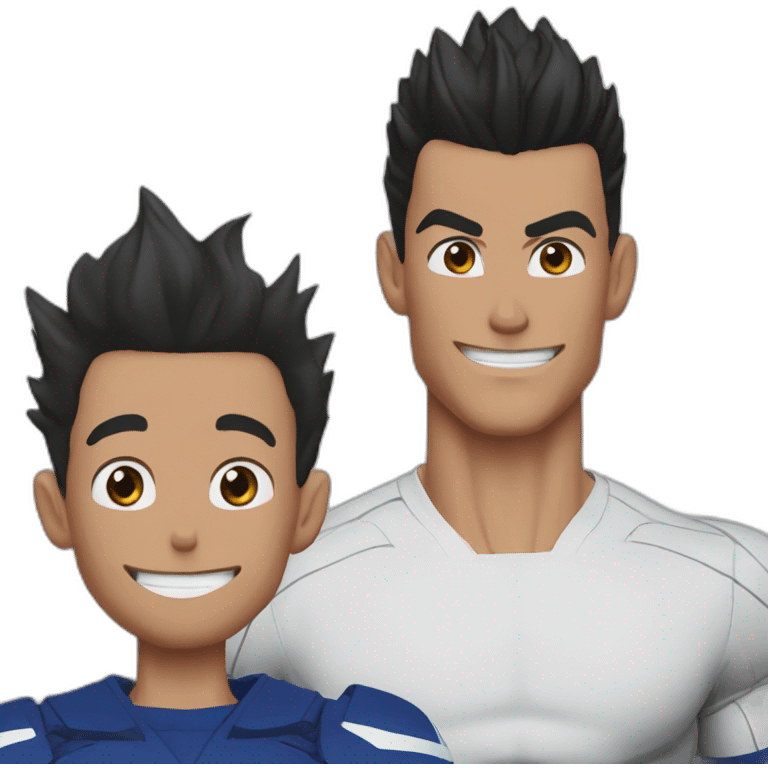 Cr7 y goku emoji