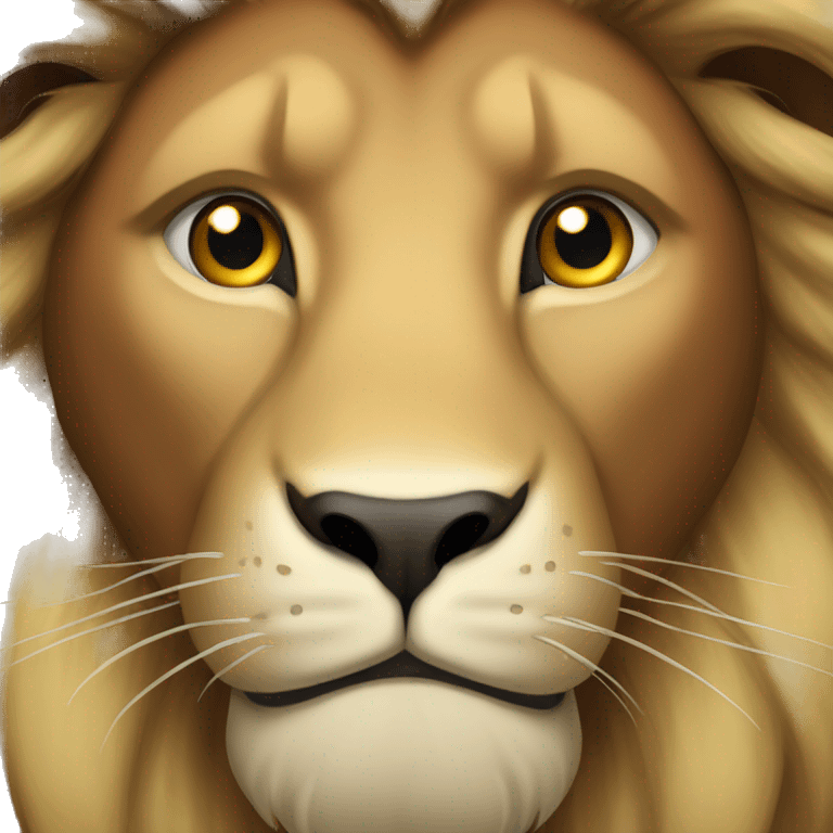 male lion emoji