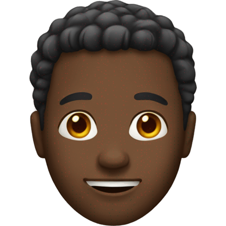 black man emoji