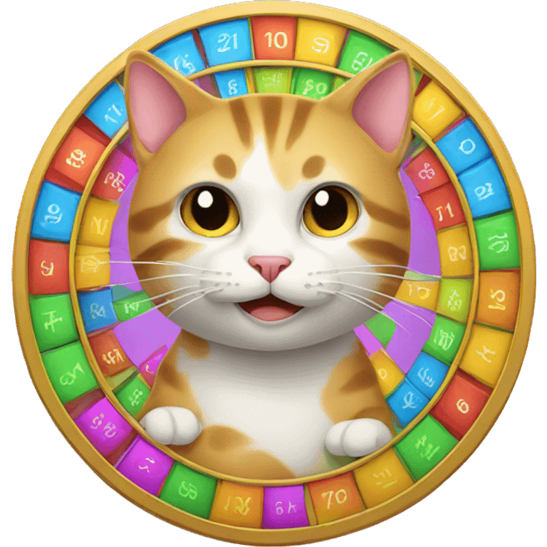 cat wheel of fortune emoji