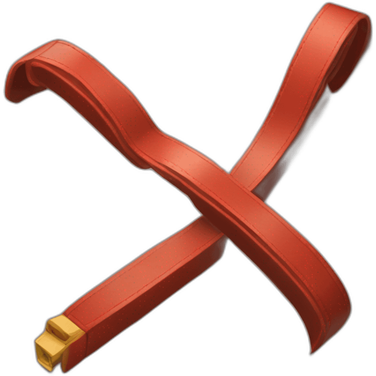 ceinture de briques rouge emoji