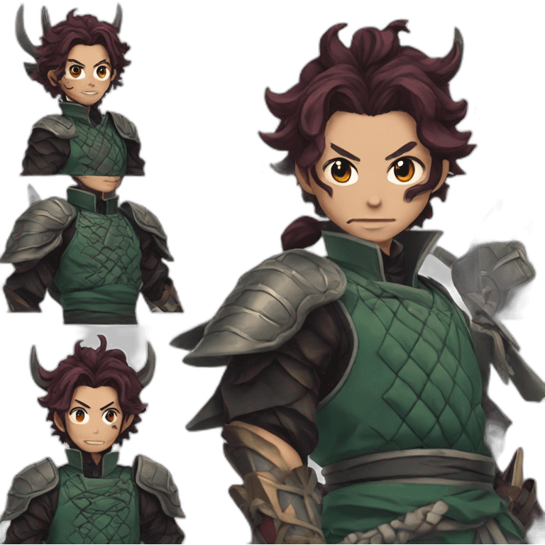 TANJIRO KAMADI DEMON SLAYER emoji