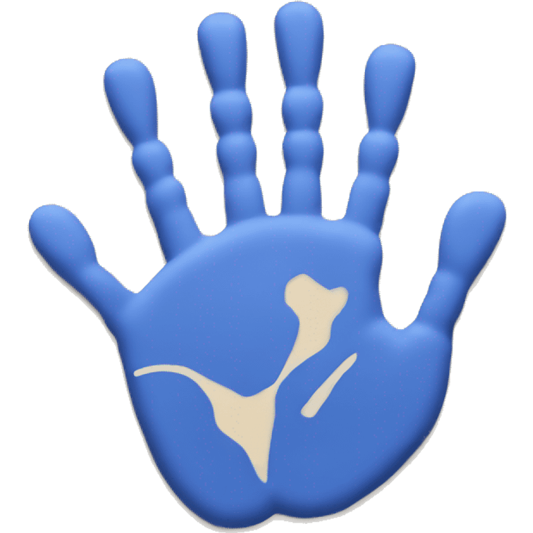 Handprint emoji