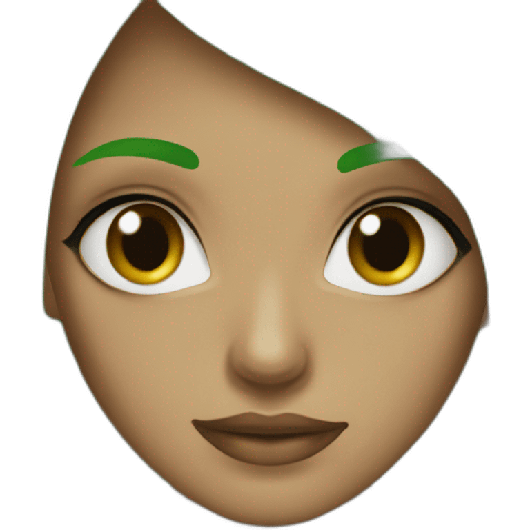 lakshart-nia-with-green-eyes-and-orange-hair emoji