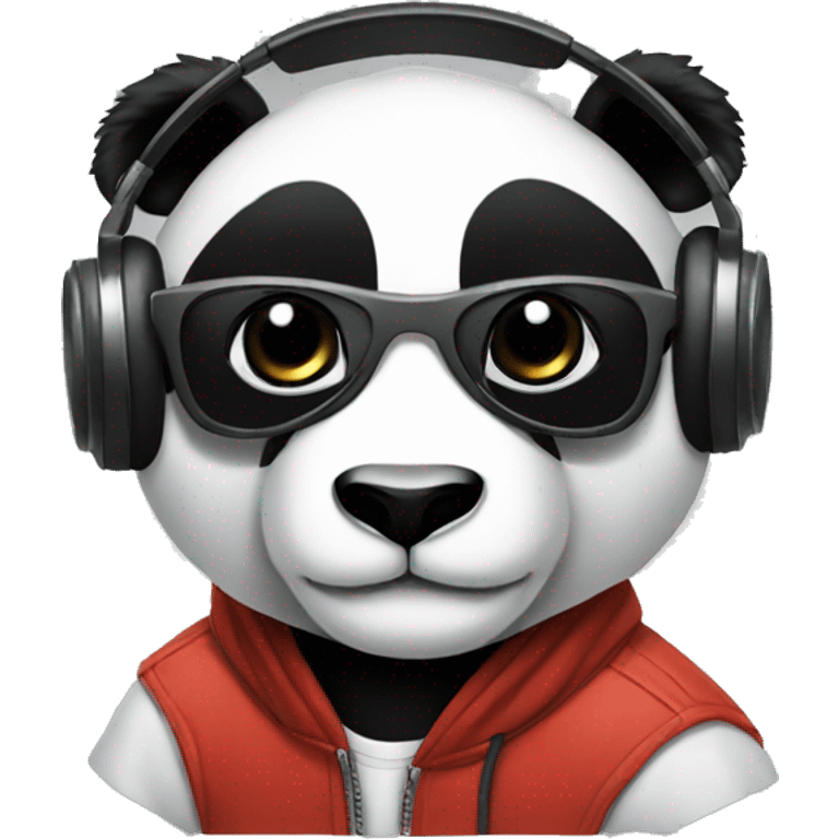 Panda dj emoji