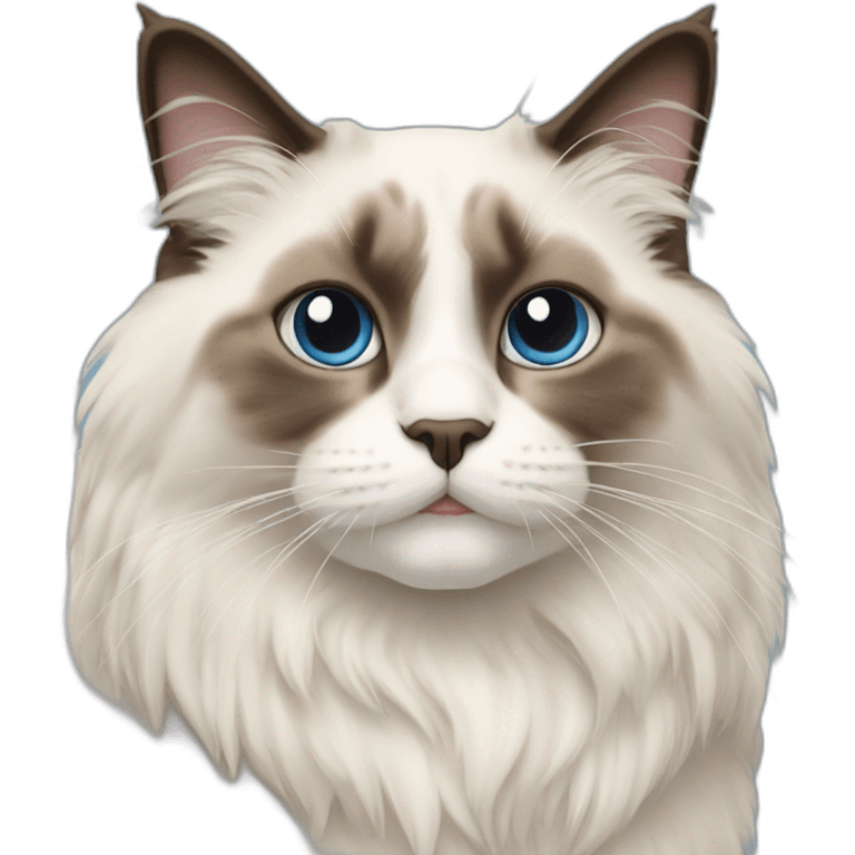 Ragdoll cat emoji