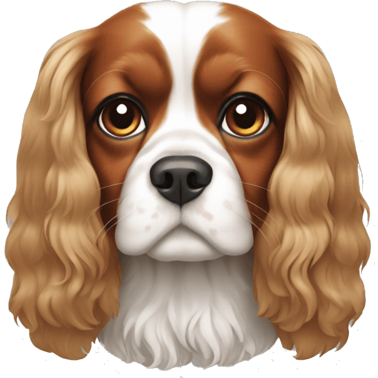 King Charles cavalier spaniel emoji