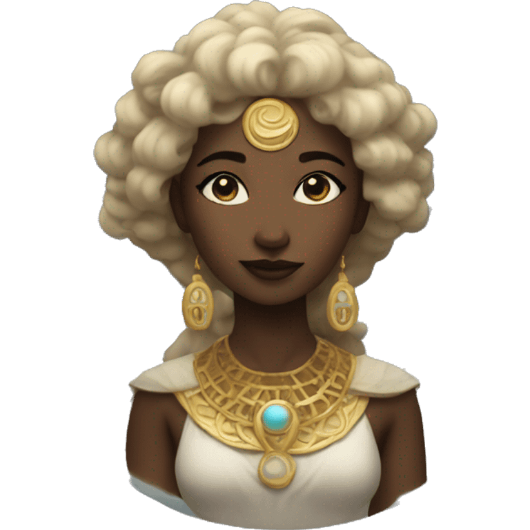 moon goddess emoji