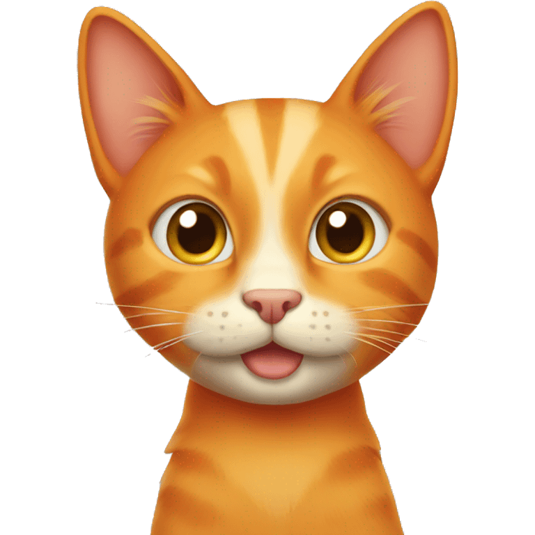 Orange cat emoji