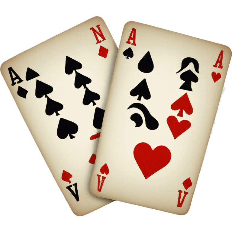 Two Aces Cards emoji