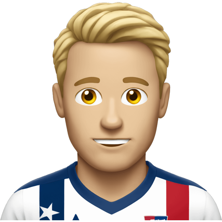 USA white man soccer emoji