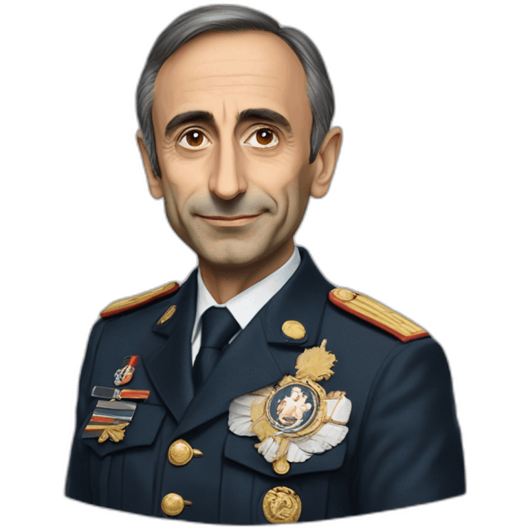 ÉRIC ZEMMOUR president français militaire emoji