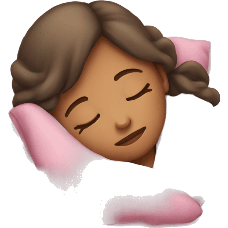 Girl sleeping  emoji