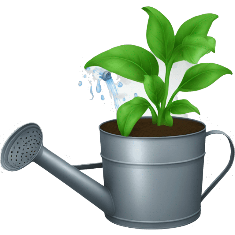 watering can watering crop emoji