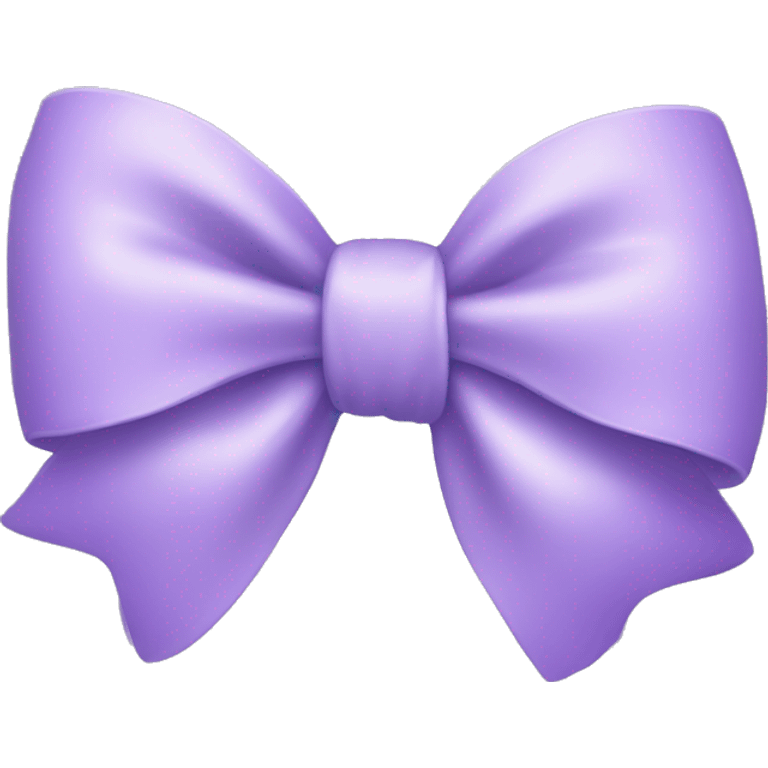 light purple bow  emoji