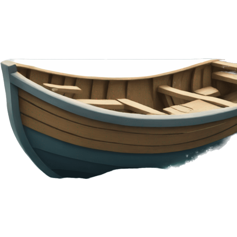 Realistic row boat emoji