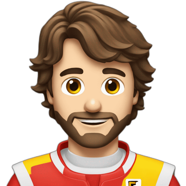 Fernando alonso coche ferrari emoji