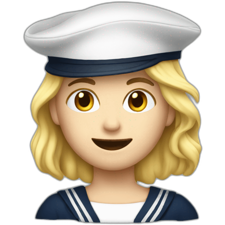 Jealous blond sailor emoji