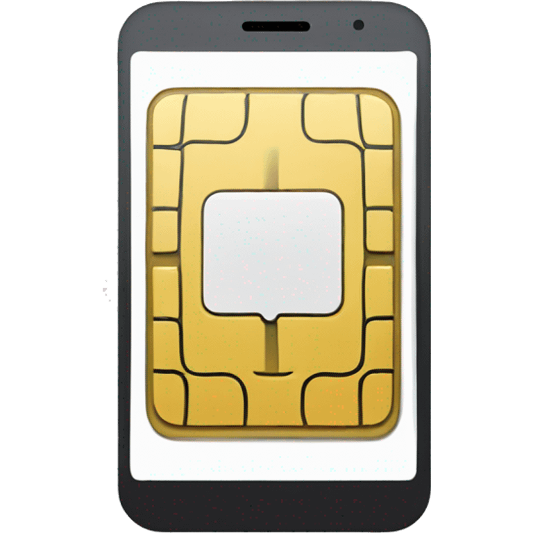 mobile sim card emoji